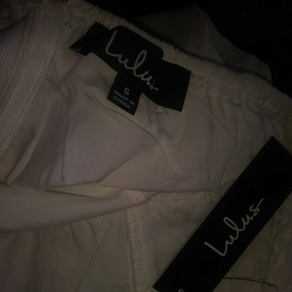 ✴sold out✴Star spangle ivory backless lace romper - Picture 4 of 6